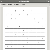 Python Sudoku, obrázek 1